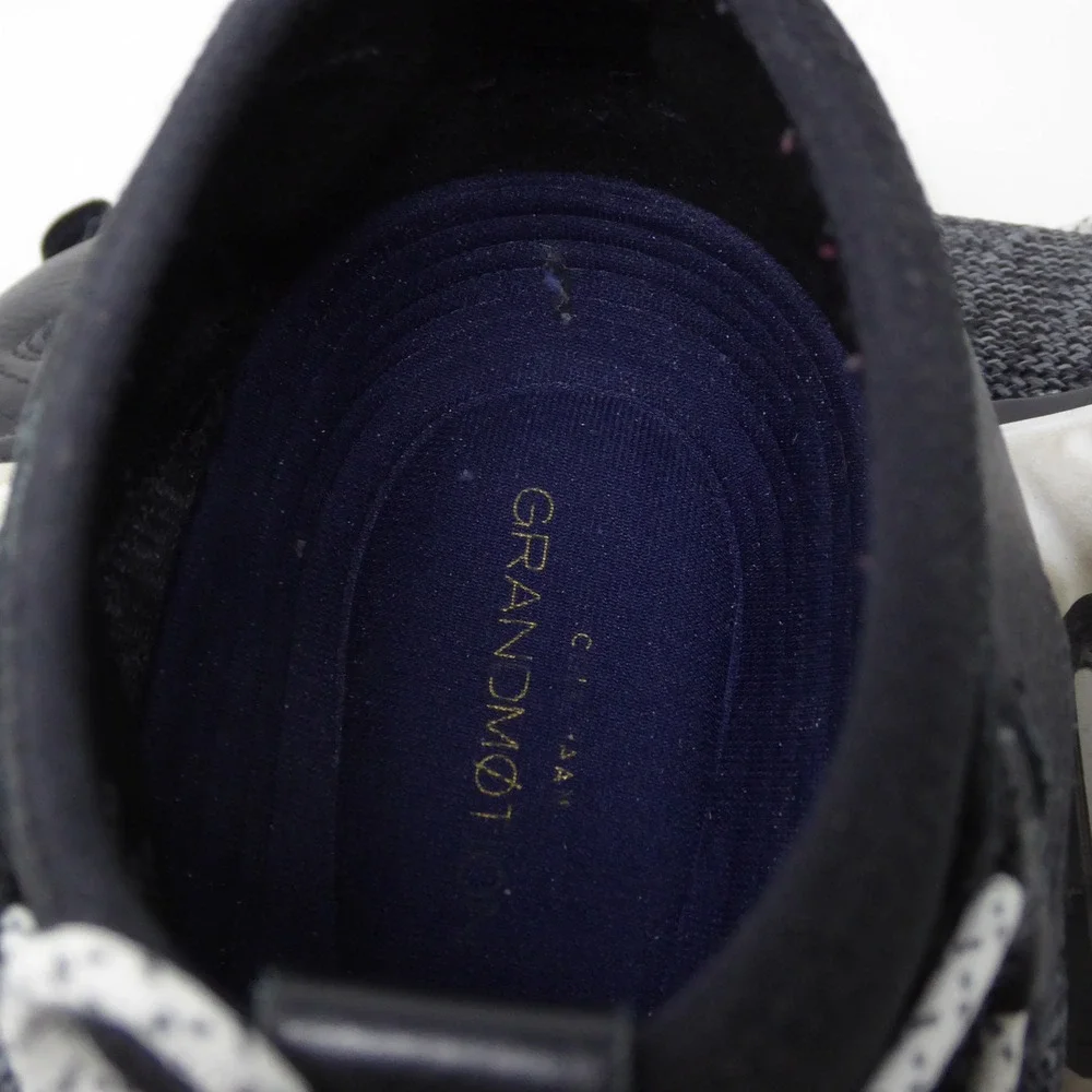 Cole Haan Mens GrandMotion Mid-Top Knit Sneakers Black C30660 Size 10.5M